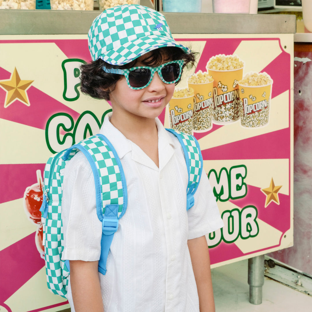 Rockahula – Dinosaur Check Rucksack - Mabel & Fox