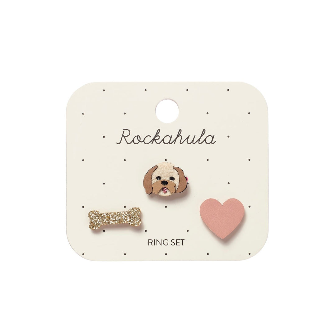 Rockahula – Dolly Dog Ring Set - Mabel & Fox