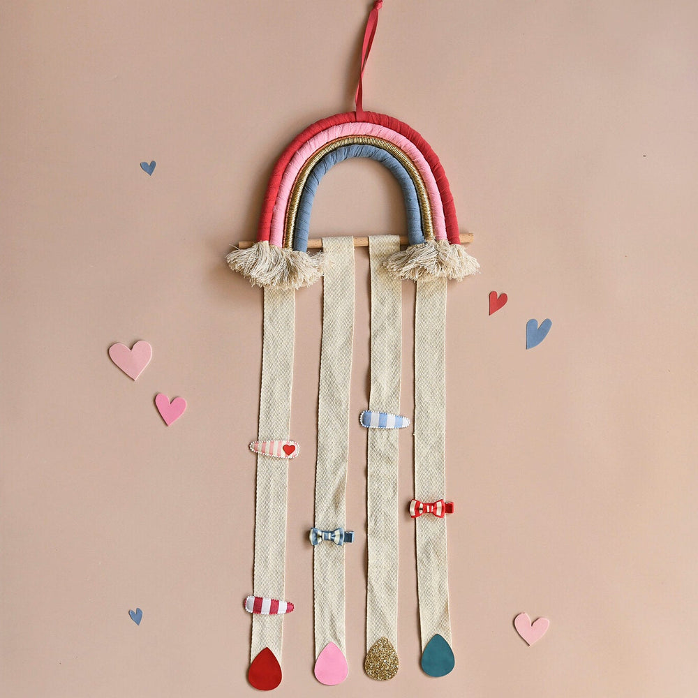 Rockahula – Hair Clip Hanger – Bright Rainbow Drops - Mabel & Fox