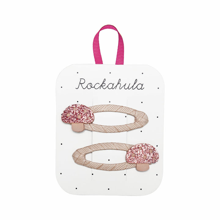 Rockahula – Hair Clips – Glitter Toadstool - Mabel & Fox