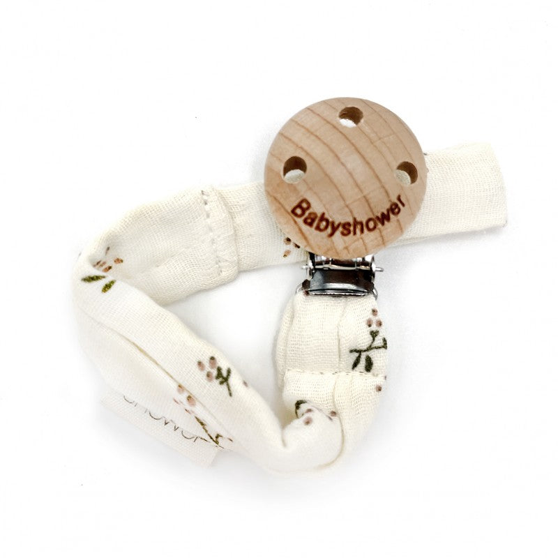 Babyshower – Wood Dummy Holder – Roseberry - Mabel & Fox