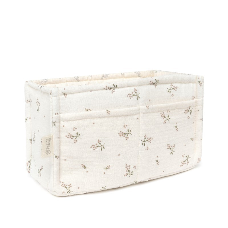 Babyshower – Nappies Storage Basket – Roseberry - Mabel & Fox