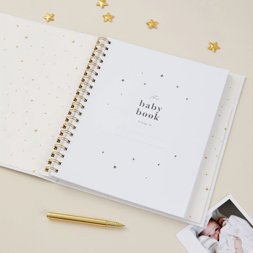Blush & Gold - Baby Book - Pearl - Mabel & Fox