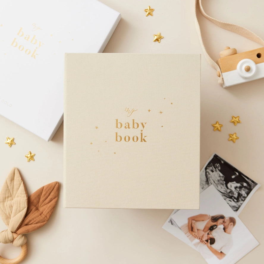 Blush & Gold - Baby Book - Pearl - Mabel & Fox