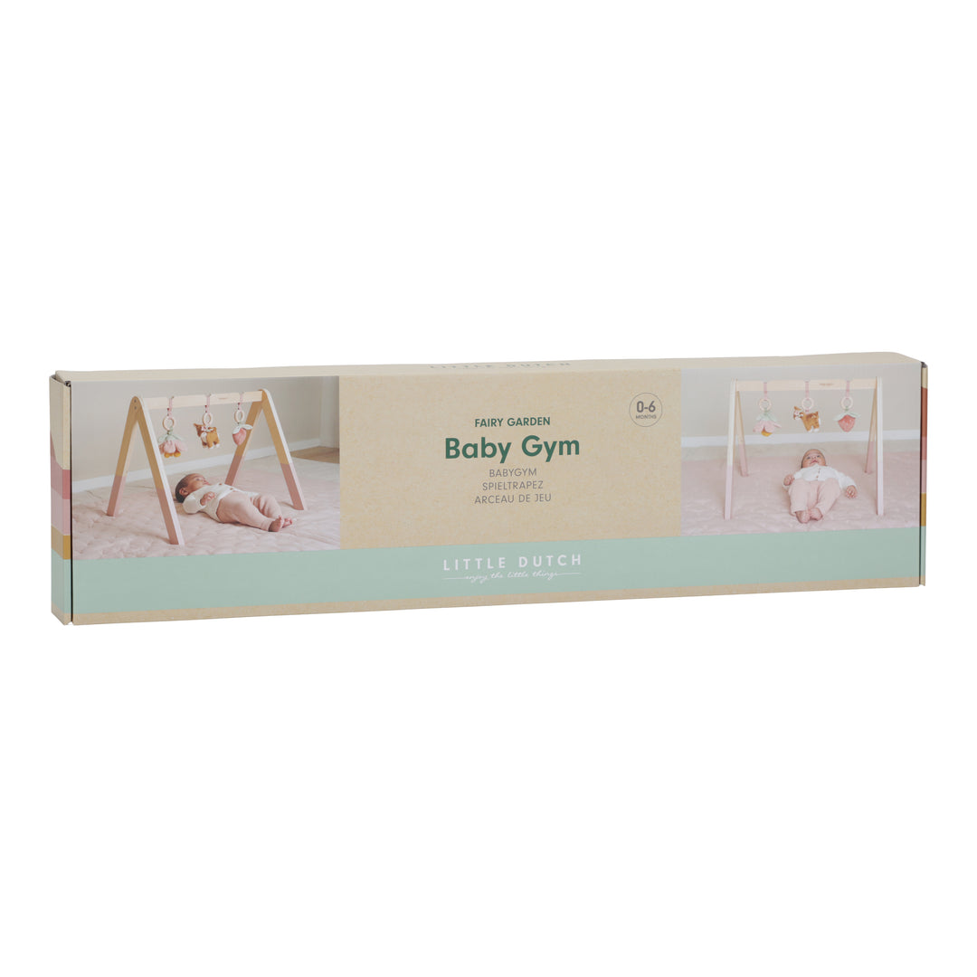 Sample Sale (Damaged Packaging) - Little Dutch - Baby Gym Wooden - Fairy Garden - Mabel & Fox
