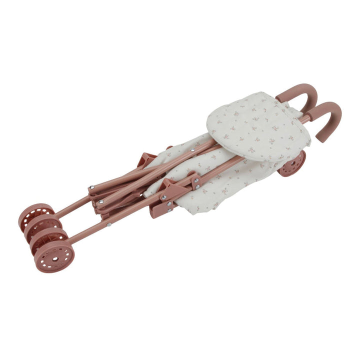 Little Dutch - Metal Doll Stroller - Pink - Mabel & Fox