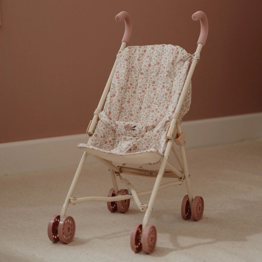 Little Dutch - Metal Doll Stroller - White - Mabel & Fox