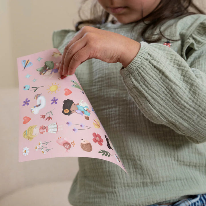 Little Dutch - Stickerset - Rosa & Friends - Mabel & Fox