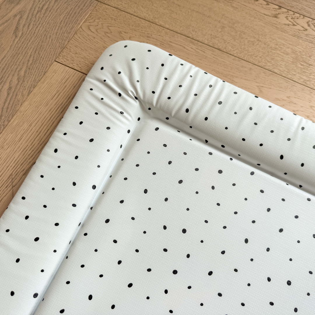 Mabel & Fox - Baby Changing Mat  - Monochrome Spotty - Mabel & Fox