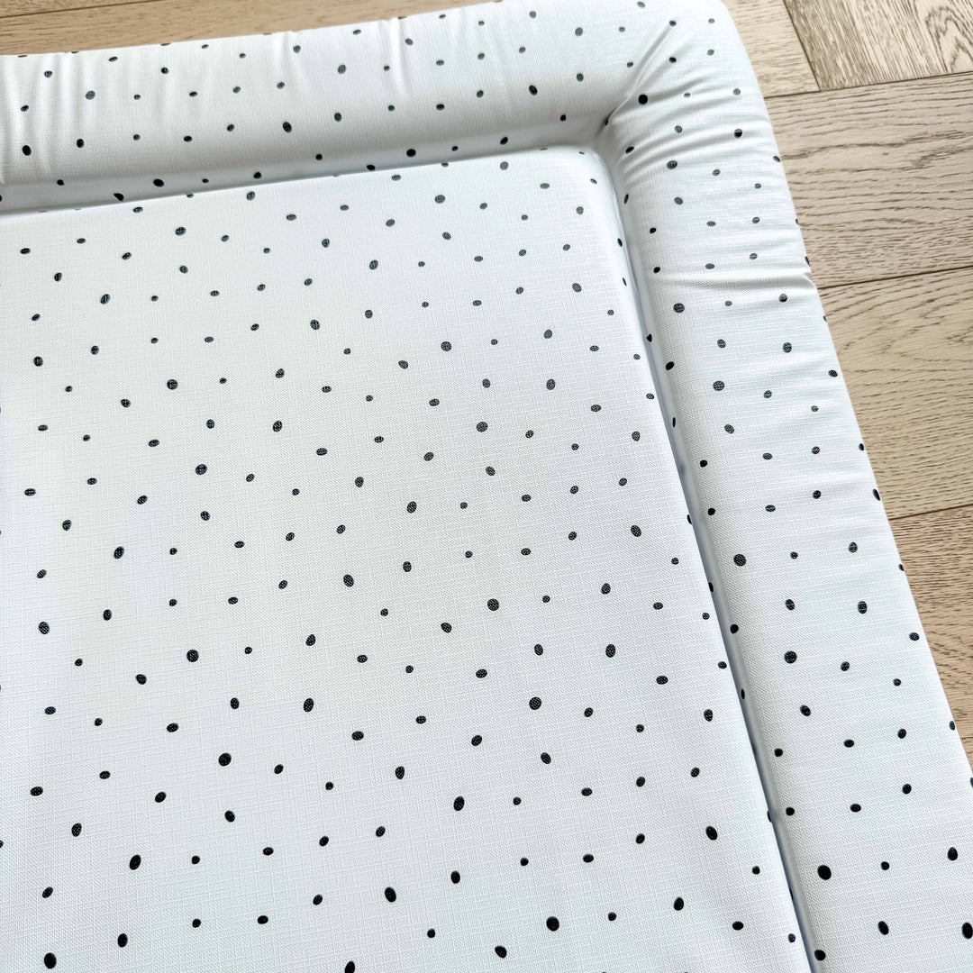 Mabel & Fox - Baby Changing Mat  - Monochrome Spotty - Mabel & Fox