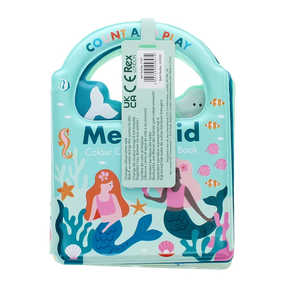 Sample Sale (Damaged) - Rex London - Colour Changing Bath Book - Mermaids - Mabel & Fox