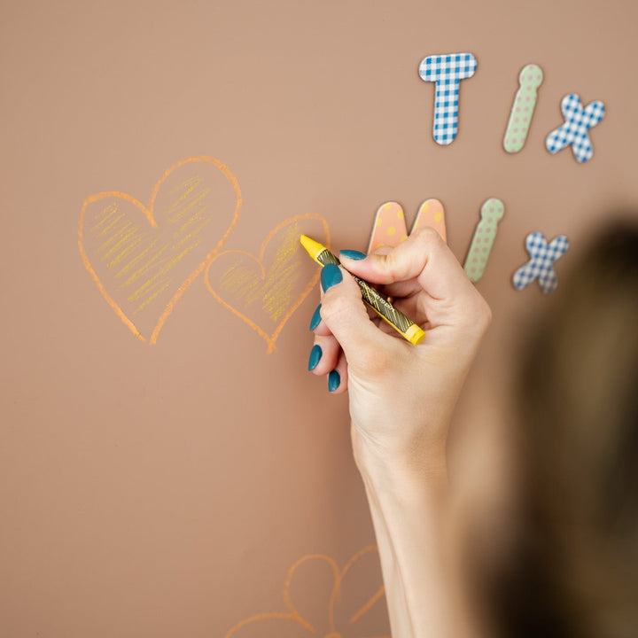 Tix & Mix - Magnetic Wall Decal - Brown Sugar - Mabel & Fox