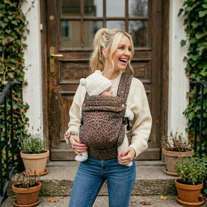 Nomad Air Animal Print Baby Carrier - Savannah - Mabel & Fox