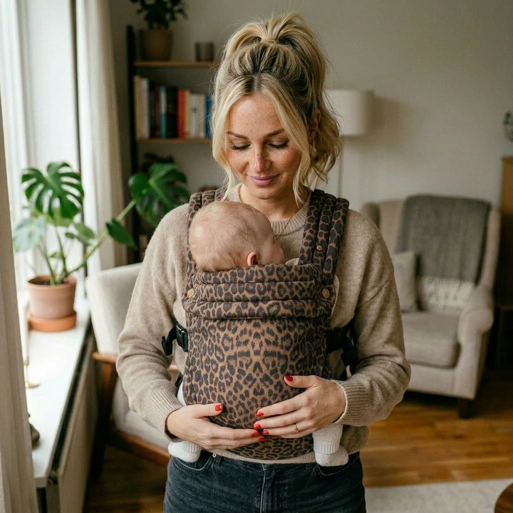 Nomad Air Animal Print Baby Carrier - Savannah - Mabel & Fox