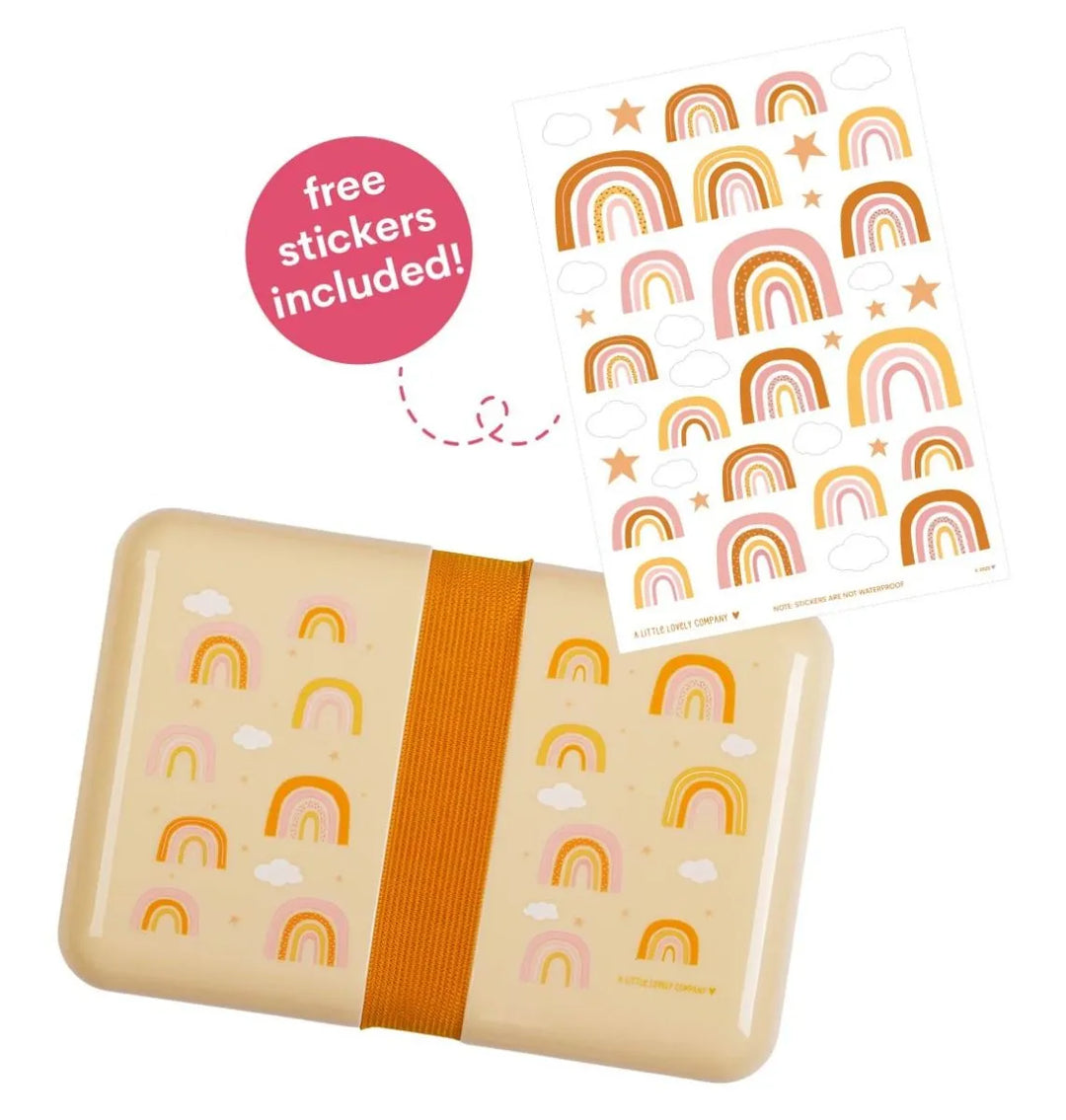 A Little Lovely Company - Lunch Box - Rainbows – Mabel & Fox