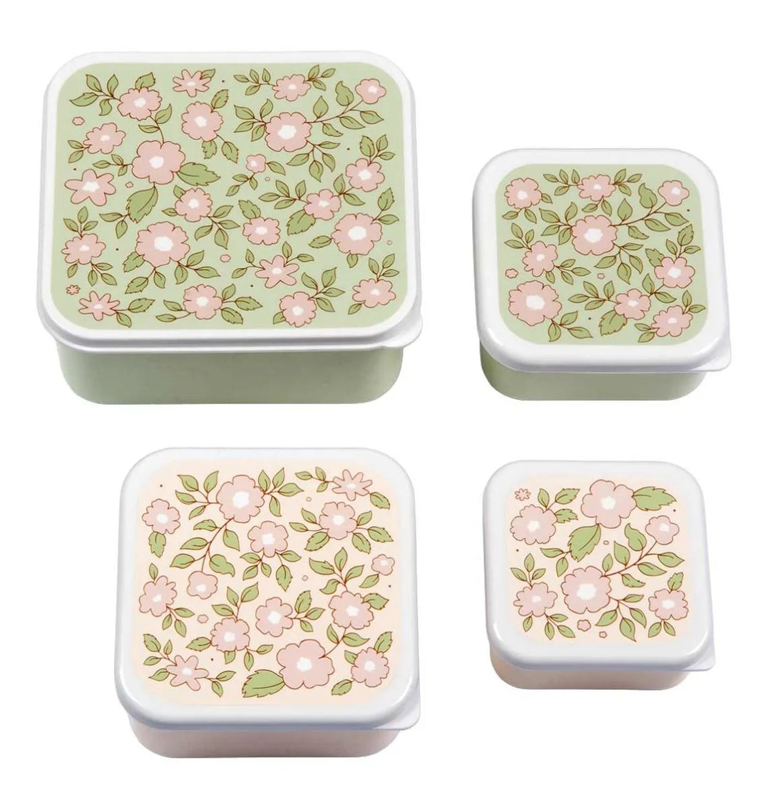 A Little Lovely Company - Lunch & Snack Box Set - Blossoms