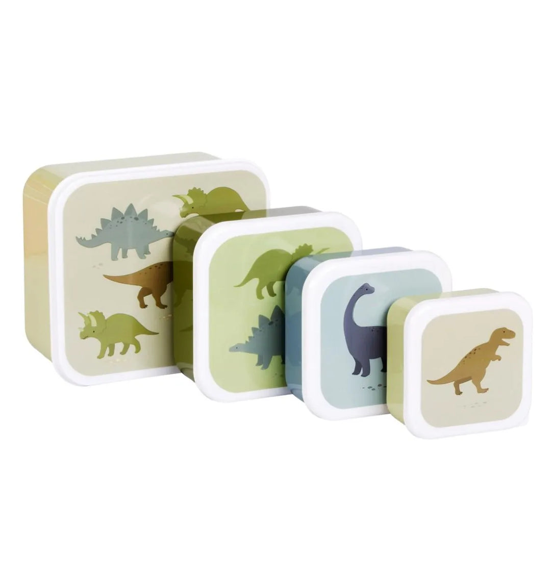 A Little Lovely Company - Lunch & Snack Box Set - Dinosaurs