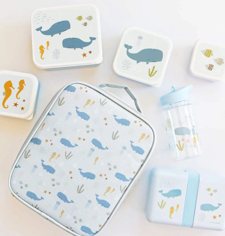 A Little Lovely Company - Lunch & Snack Box Set - Ocean