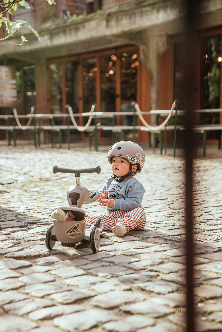 Scoot & Ride - Highwaykick 1 Lifestyle - Brown Lines - Bundle - Mabel & Fox
