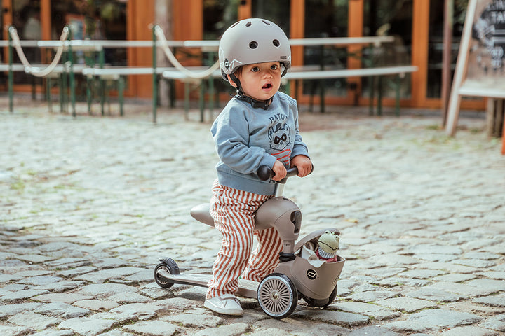 Scoot & Ride - Highwaykick 1 Lifestyle - Brown Lines - Mabel & Fox