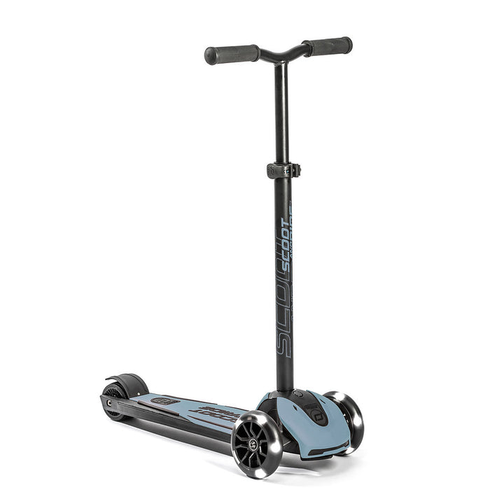 Scoot & Ride - Highwaykick 5 with LED - Steel - Mabel & Fox