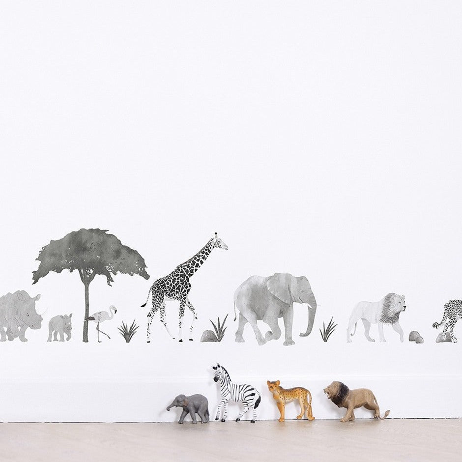 Lilipinso - Wall Decals - Wild Animals - Mabel & Fox