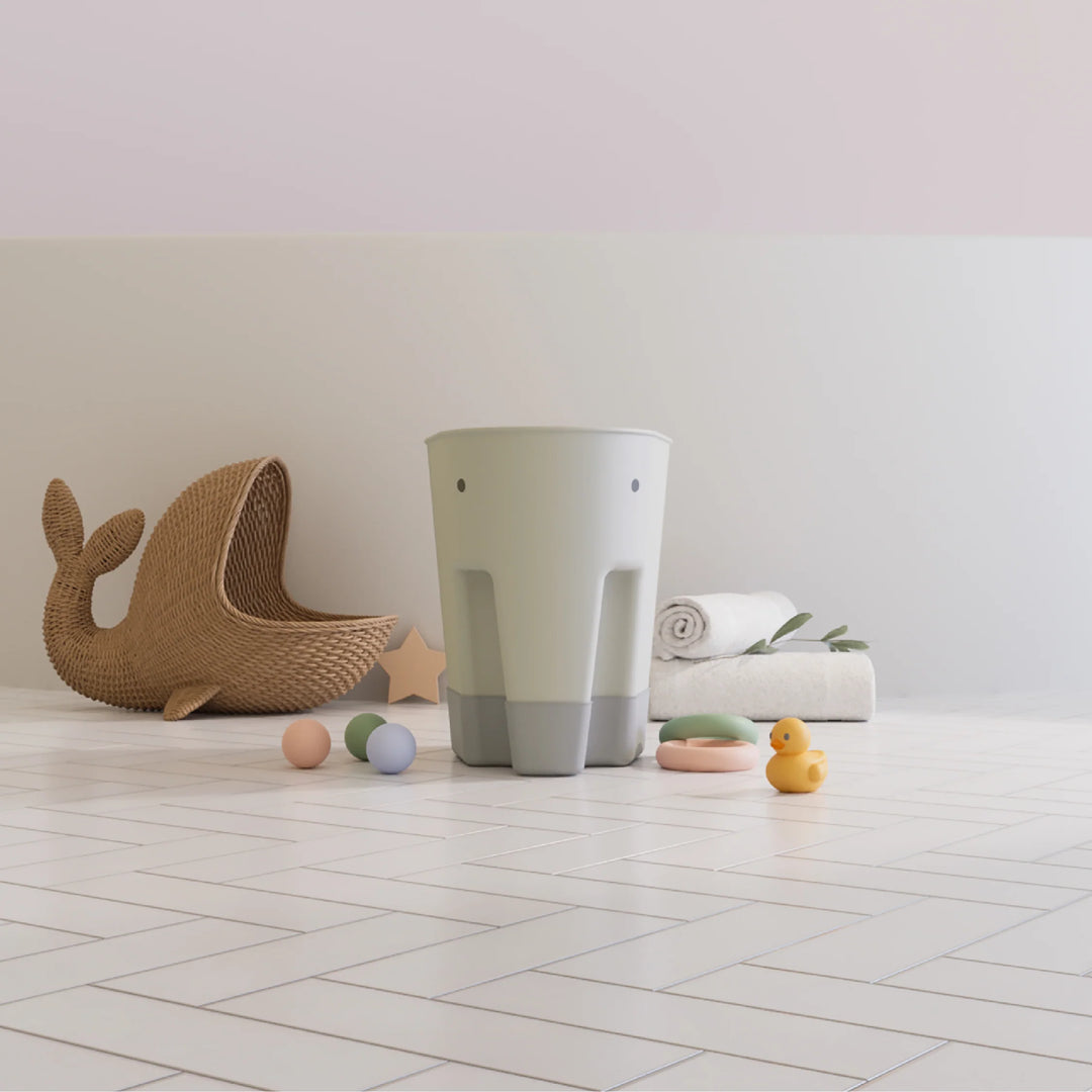 Shnuggle - Ellie Bath Toy Drying Caddy - Grey - Mabel & Fox