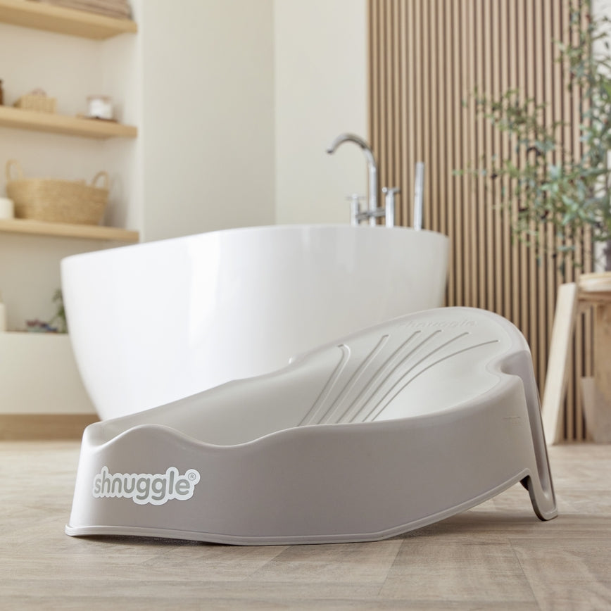 Shnuggle - Newborn Bath Support - Taupe - Mabel & Fox