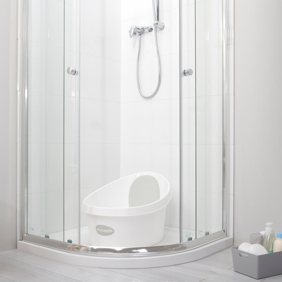 Shnuggle – Toddler Bath Tub – Taupe - Mabel & Fox