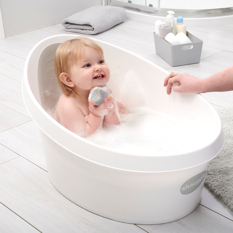 Shnuggle – Toddler Bath Tub – Taupe - Mabel & Fox
