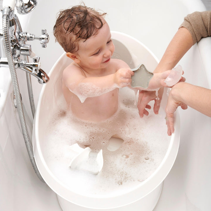 Shnuggle – Toddler Bath Tub – Taupe - Mabel & Fox