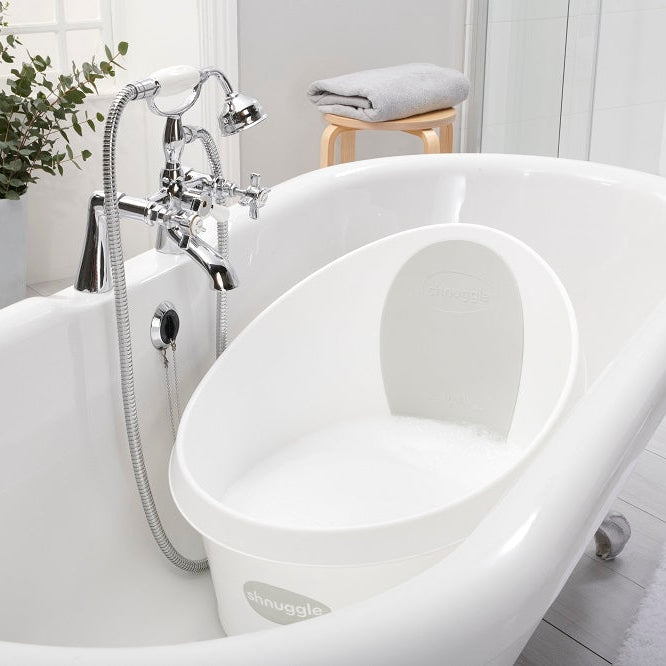 Shnuggle – Toddler Bath Tub – Taupe - Mabel & Fox