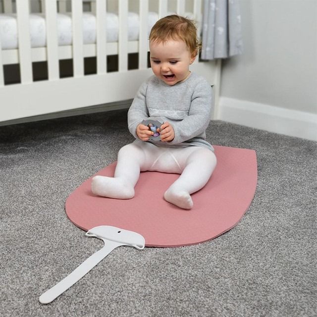 Shnuggle - Yoga and Changing Mat - Pink - Mabel & Fox