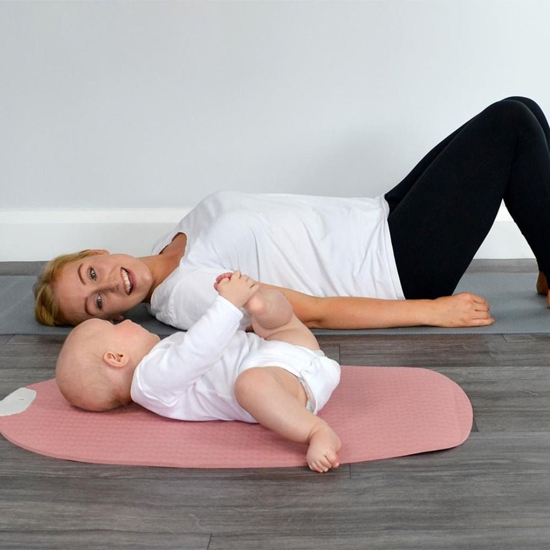 Shnuggle - Yoga and Changing Mat - Pink - Mabel & Fox