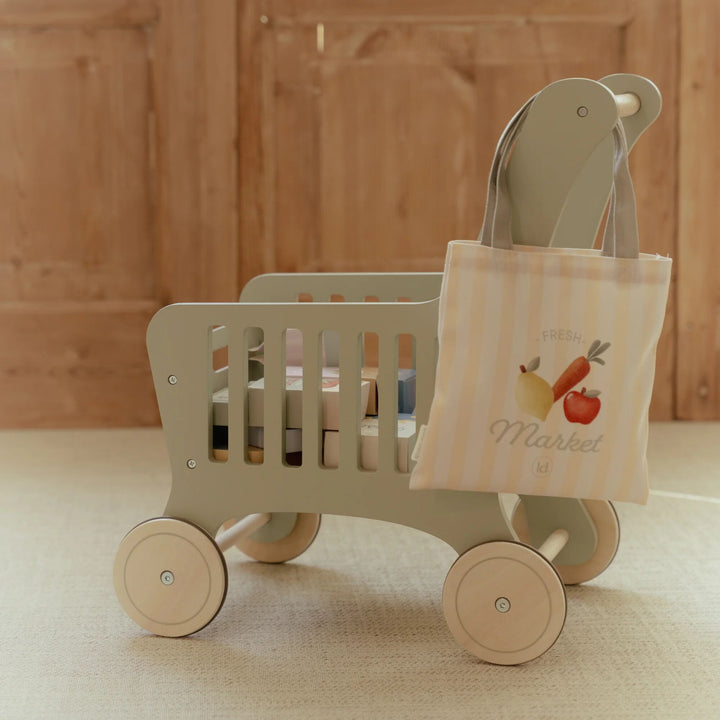 Little Dutch - Wooden Shopping Cart