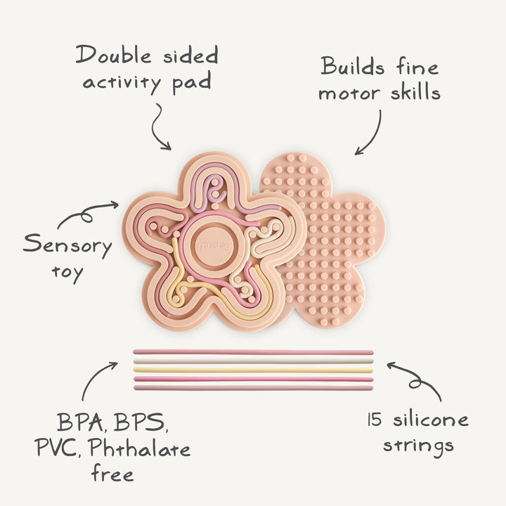 Mushie - Silicone Sensory Toy - Petal