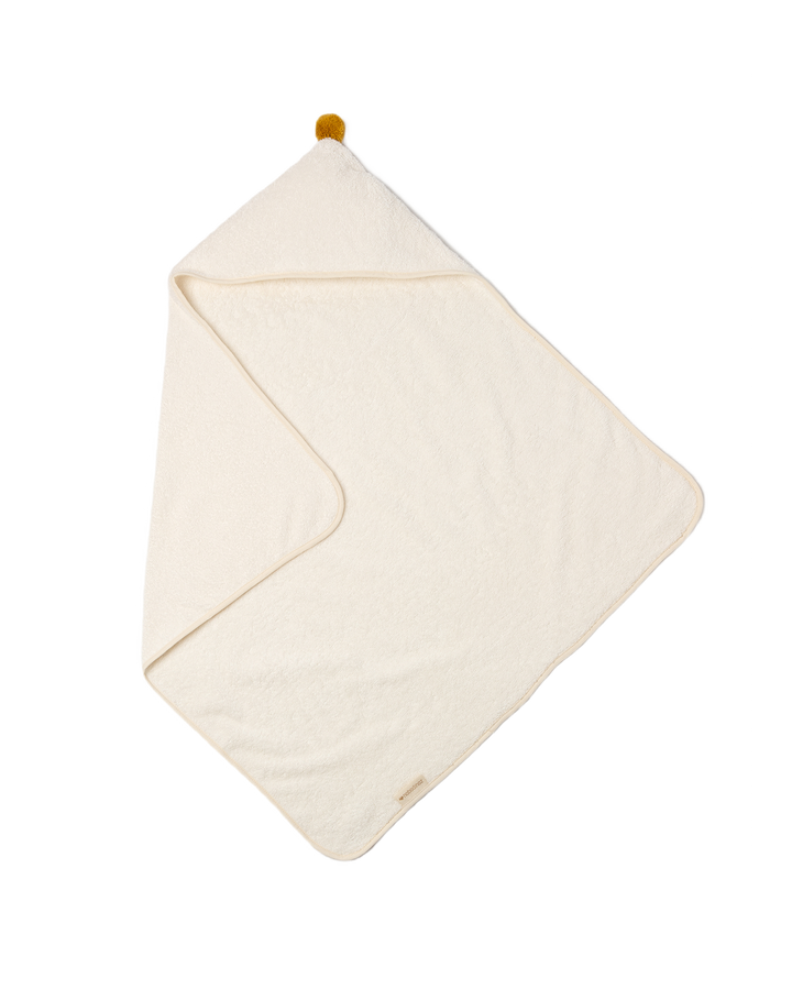 Nobodinoz- So Cute Baby bath Cape -Natural