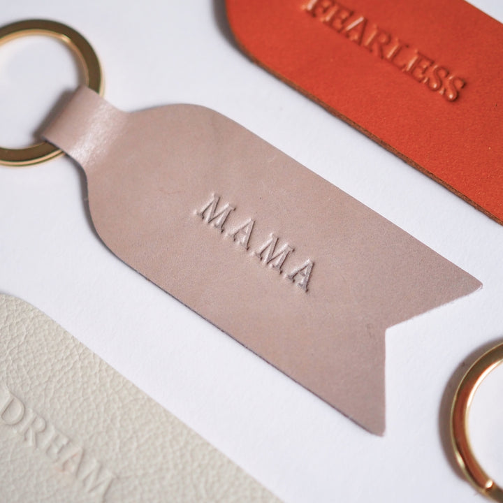 Soch & Co – Leather Keyring – Mama - Mabel & Fox