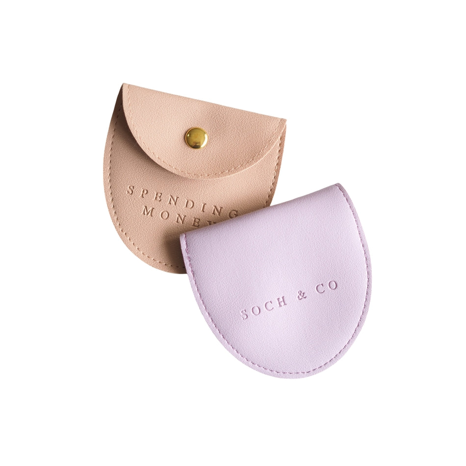 Soch & Co – Spending Money Purse – Pink and Lilac - Mabel & Fox