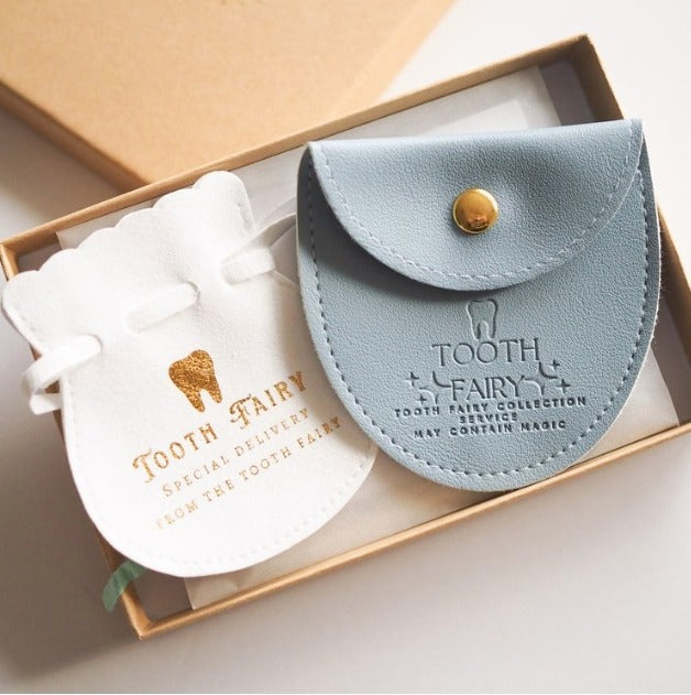Soch & Co - Tooth Fairy Purse Set - Pale Blue - Mabel & Fox