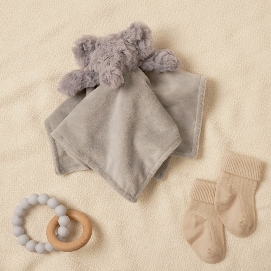 Softies Baby Comforter - Elephant - Ethel - Mabel & Fox