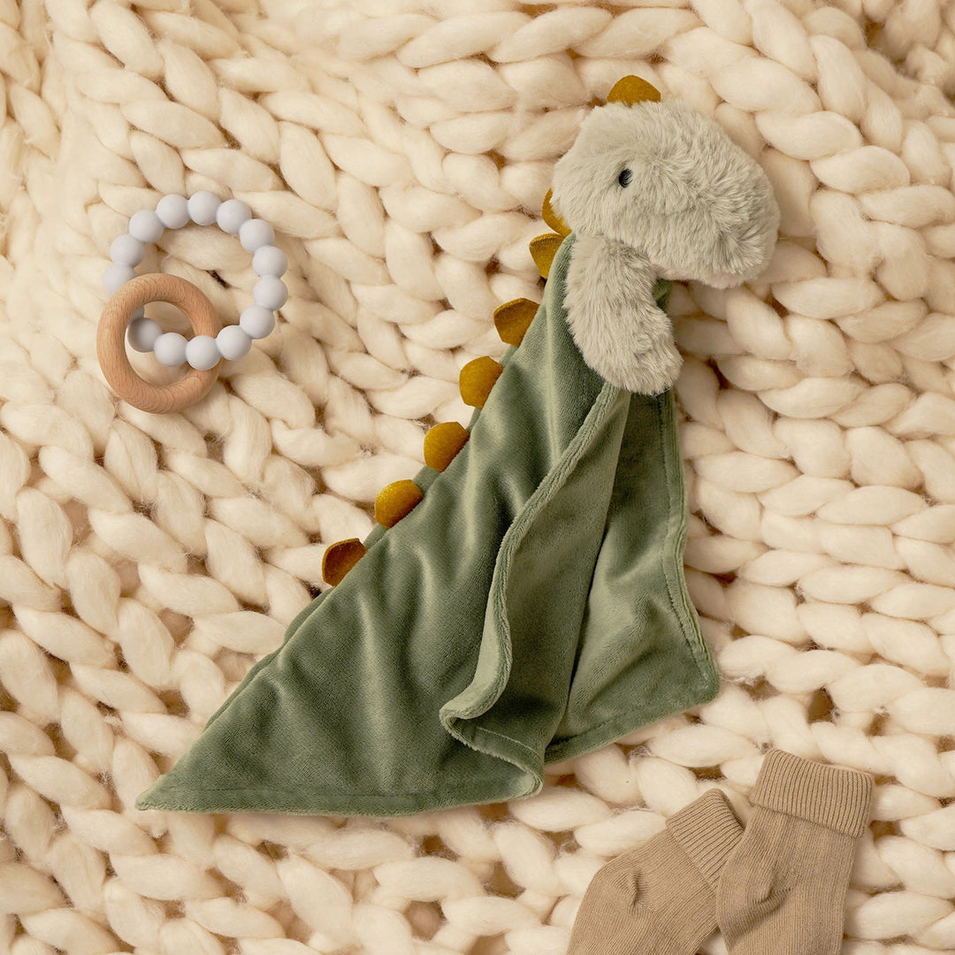 Softies Baby Comforter - T-Rex - Tommy - Mabel & Fox