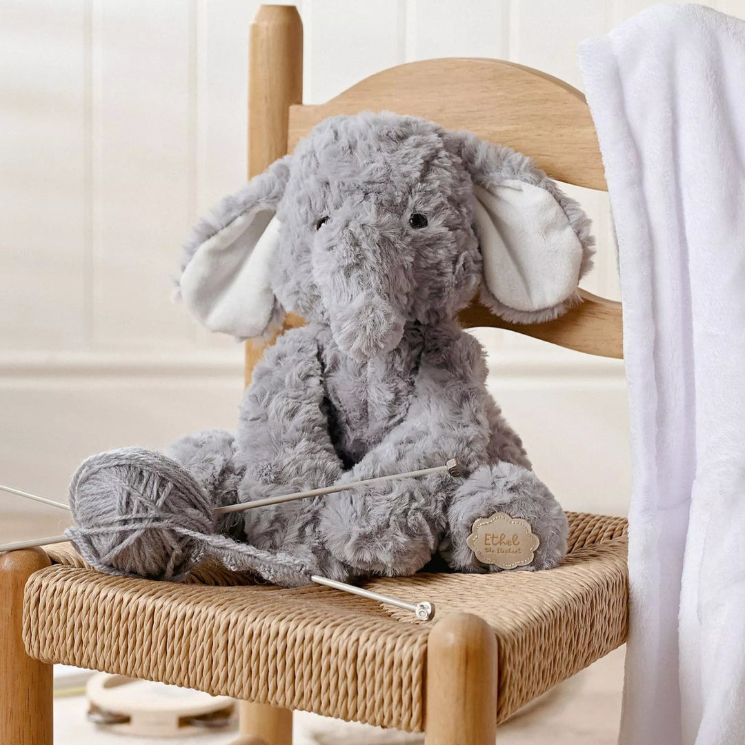 Softies Cuddly Toy - Sitting Elephant - Ethel - Mabel & Fox