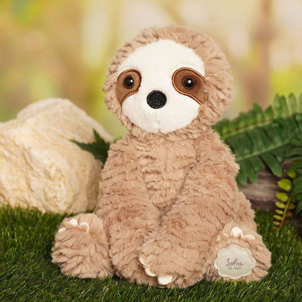 Softies Cuddly Toy - Sitting Sloth - Sofia - Mabel & Fox