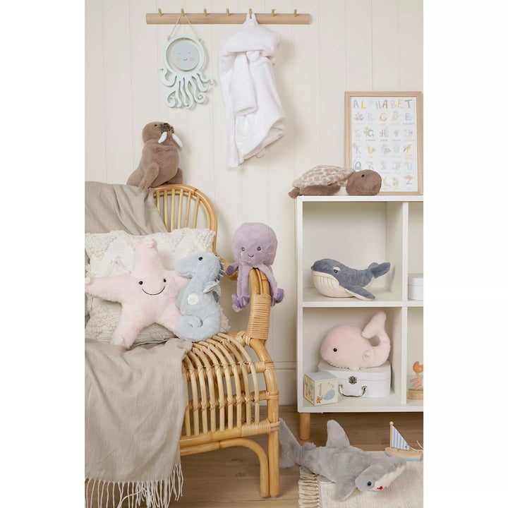 Softies Cuddly Toy - Whale - Wilfred - Mabel & Fox