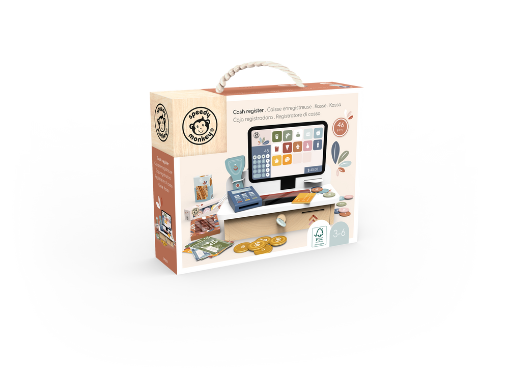 Speedy Monkey - Cash Register - Mabel & Fox