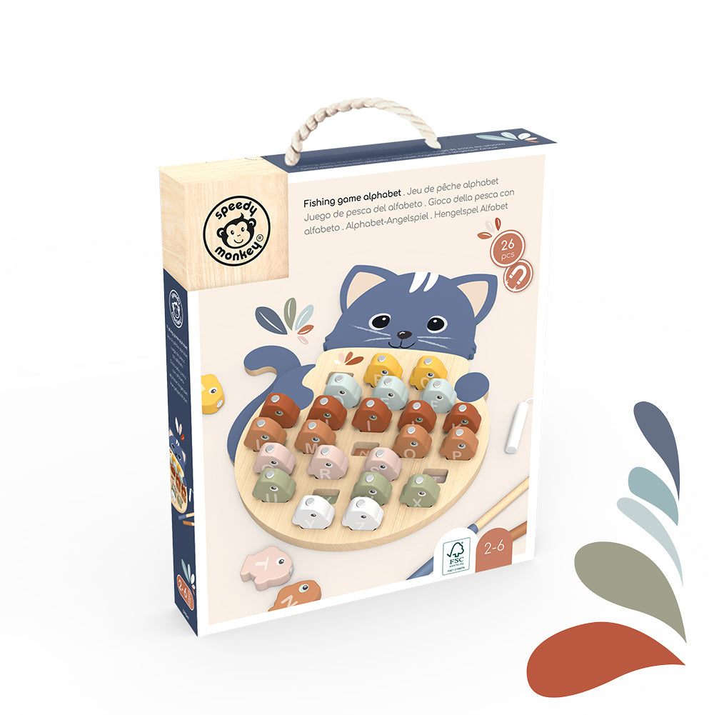 Speedy Monkey - Fishing Game Alphabet - Mabel & Fox