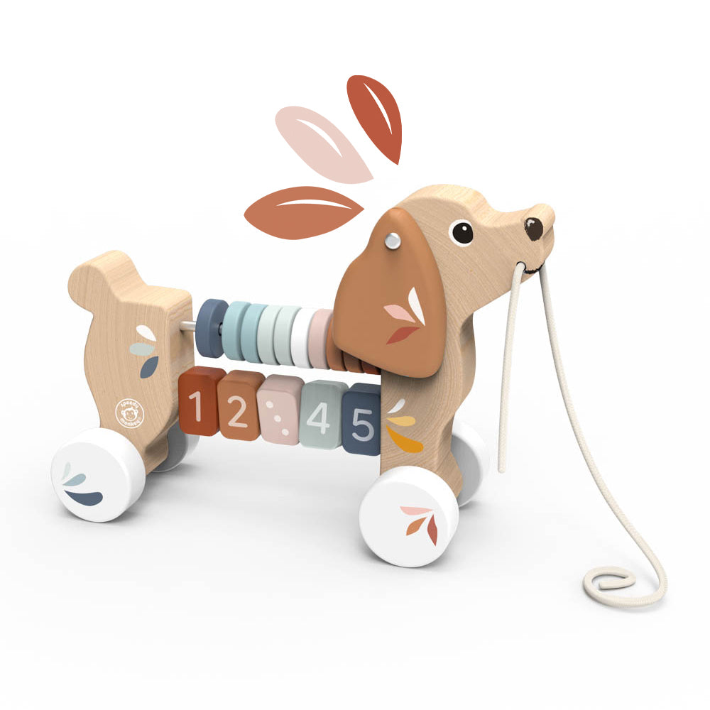 Speedy Monkey - Puppy Pull Along - Mabel & Fox