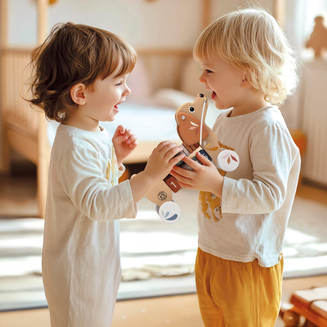 Speedy Monkey - Puppy Pull Along - Mabel & Fox