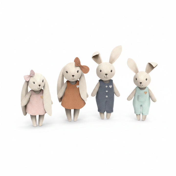 Speedy Monkey - Rabbit Family - Mabel & Fox